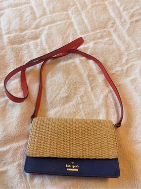 Kate Spade woven crossbody Cameron bag